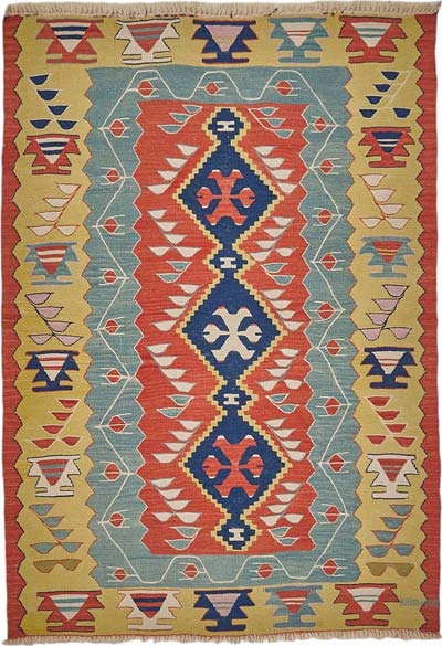 Alfombra Kilim Turca Tejida a Mano
