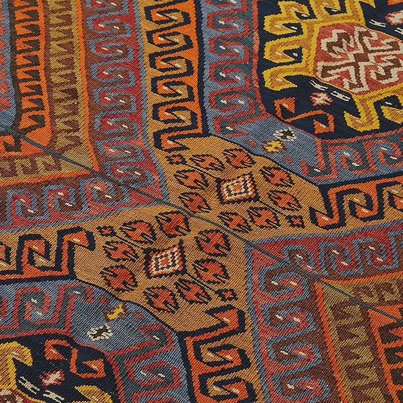 Turkish Handwoven Kilim Rug - K0092337