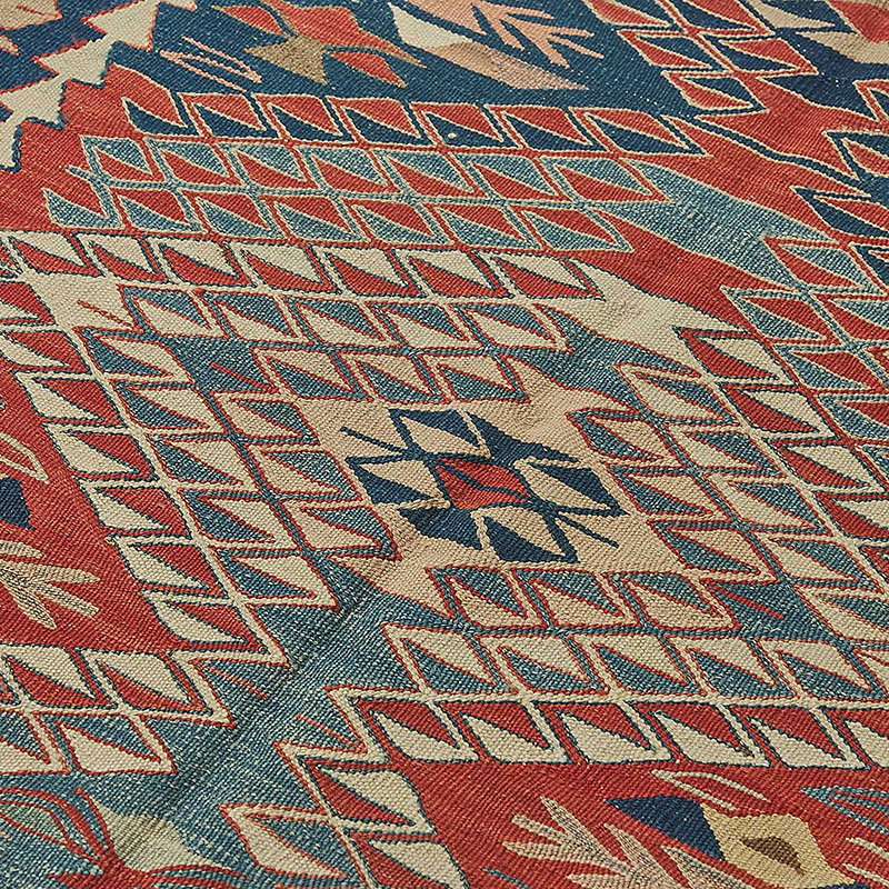New Turkish Handwoven Kilim Rug - K0092339
