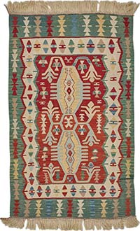 Turkish Handwoven Kilim Rug