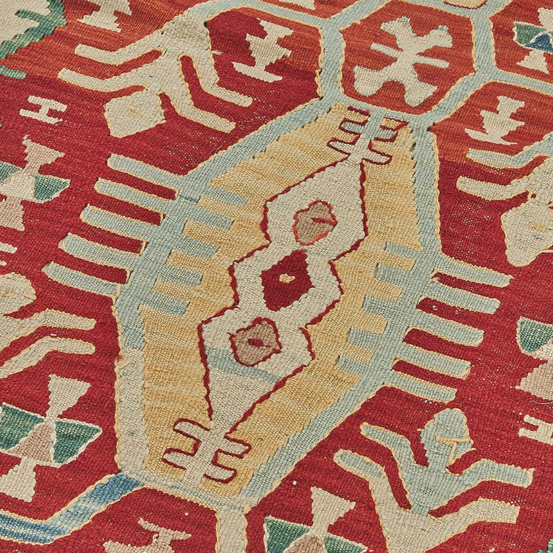 Turkish Handwoven Kilim Rug - K0092340