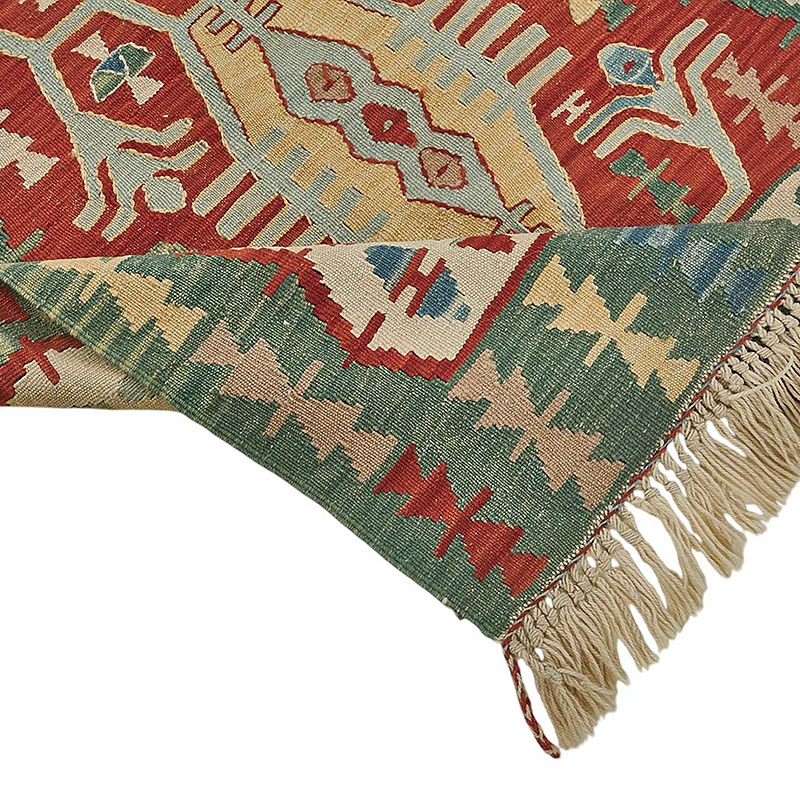 Turkish Handwoven Kilim Rug - K0092340