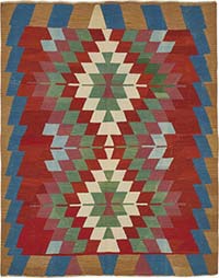 Turkish Handwoven Kilim Rug
