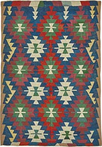 Turkish Handwoven Kilim Rug