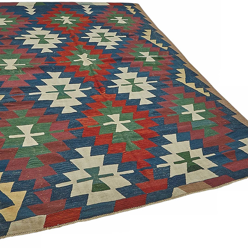 Turkish Handwoven Kilim Rug - K0092343