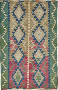 Turkish Handwoven Kilim Rug