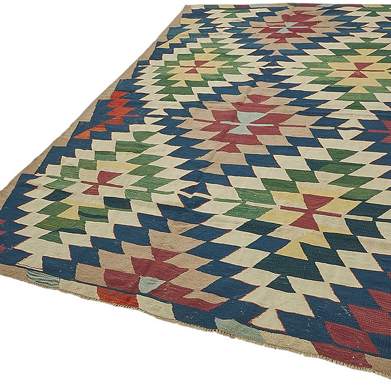 Turkish Handwoven Kilim Rug - K0092348