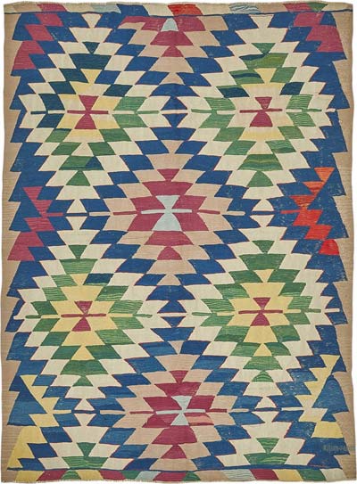 Turkish Handwoven Kilim Rug