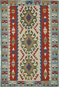 Turkish Handwoven Kilim Rug