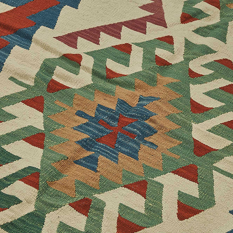 Turkish Handwoven Kilim Rug - K0092349
