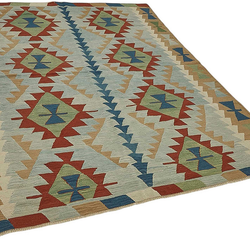 Turkish Handwoven Kilim Rug - K0092354