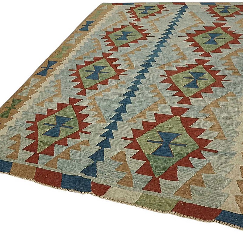 Turkish Handwoven Kilim Rug - K0092354