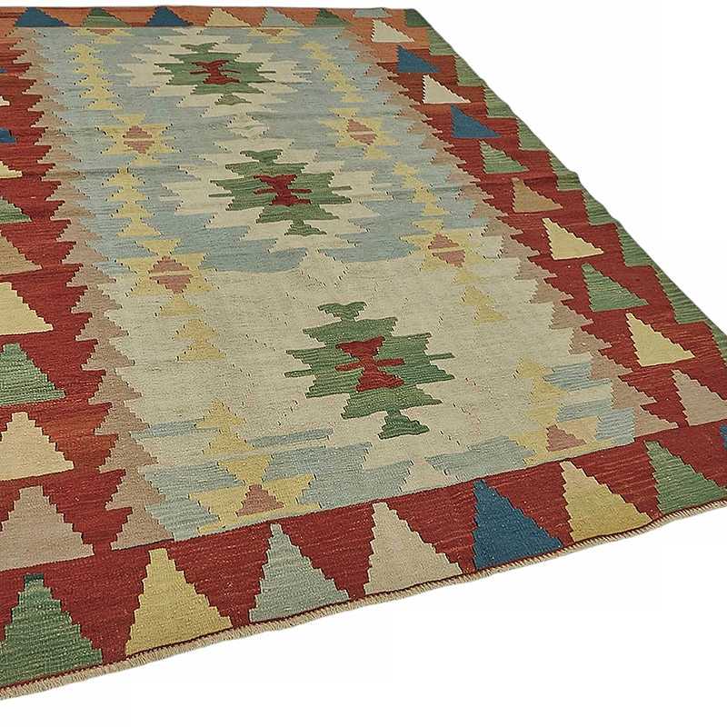 Turkish Handwoven Kilim Rug - K0092355