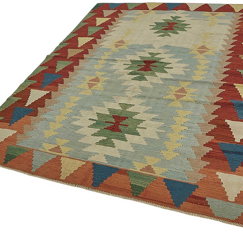 Turkish Handwoven Kilim Rug - K0092355