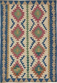 Turkish Handwoven Kilim Rug