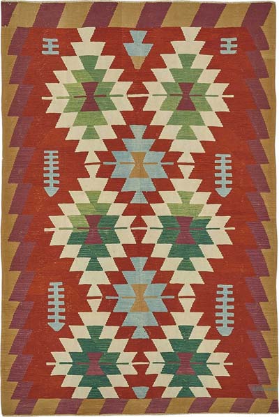 Turkish Handwoven Kilim Rug