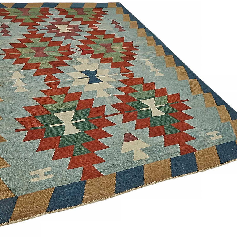 Turkish Handwoven Kilim Rug - K0092364