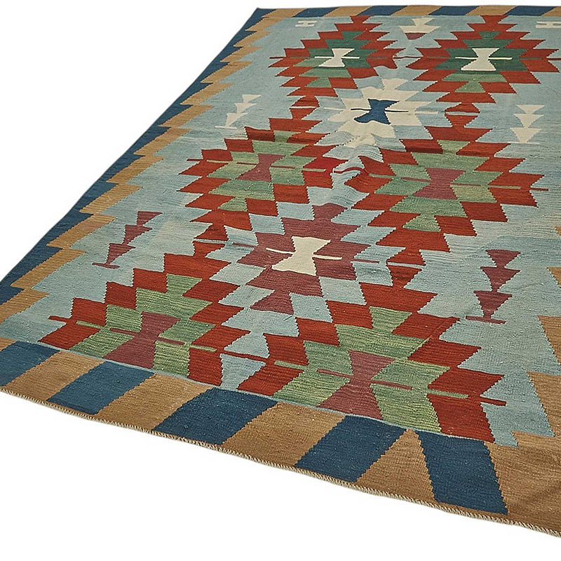 Turkish Handwoven Kilim Rug - K0092364