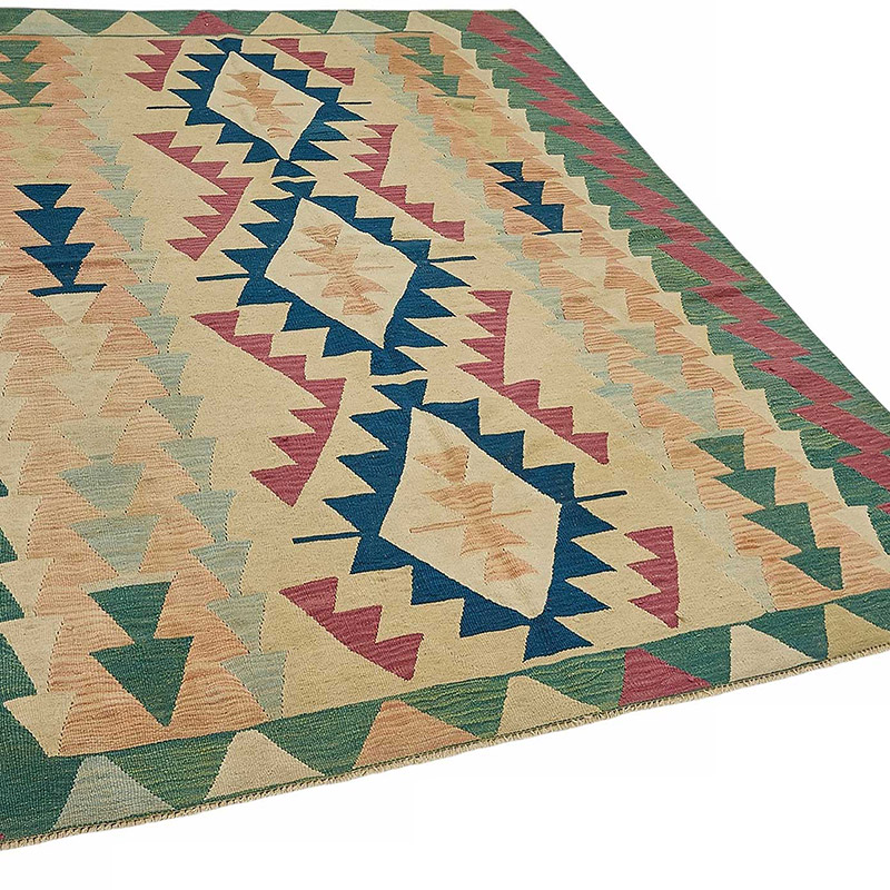 Turkish Handwoven Kilim Rug - K0092369