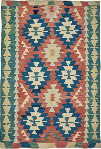Turkish Handwoven Kilim Rug