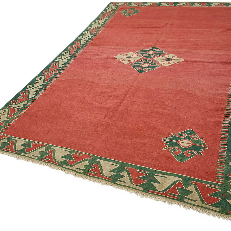 Turkish Handwoven Kilim Rug - K0092371