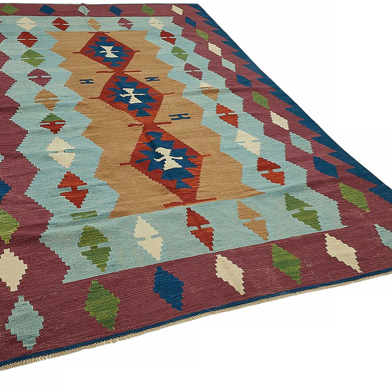 Turkish Handwoven Kilim Rug - K0092372
