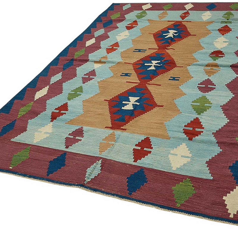 Turkish Handwoven Kilim Rug - K0092372