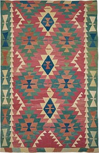 Turkish Handwoven Kilim Rug