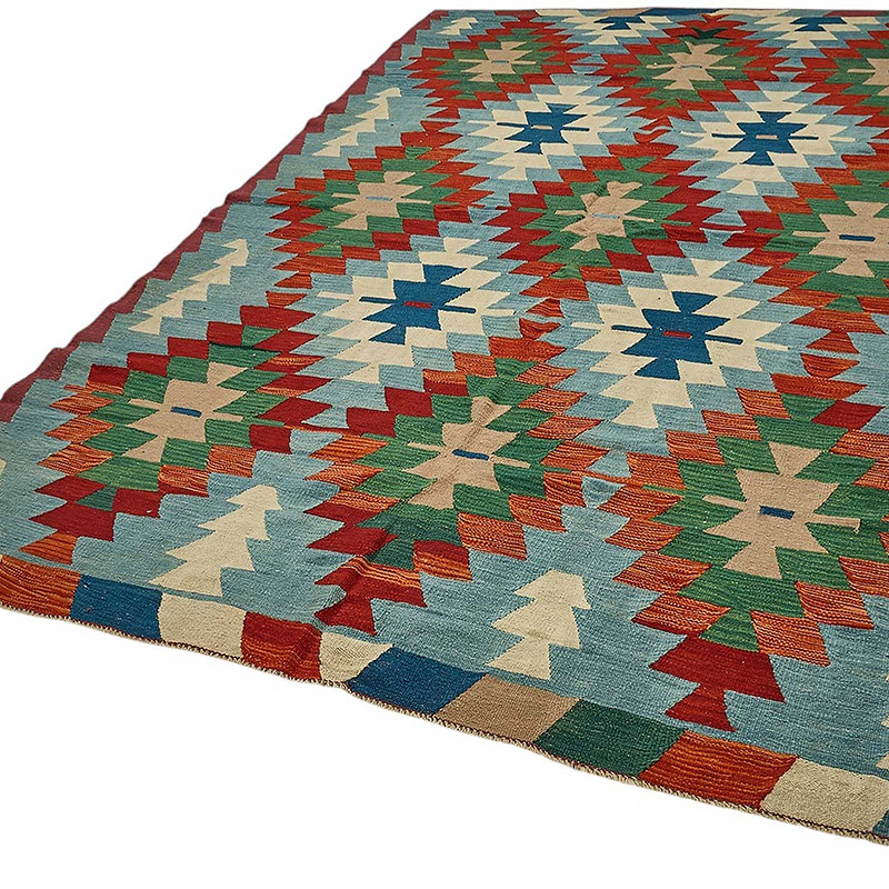 Turkish Handwoven Kilim Rug - K0092376