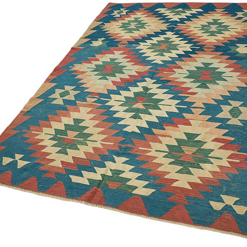 Turkish Handwoven Kilim Rug - K0092378