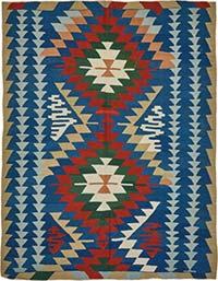 Alfombra Kilim Turca Tejida a Mano