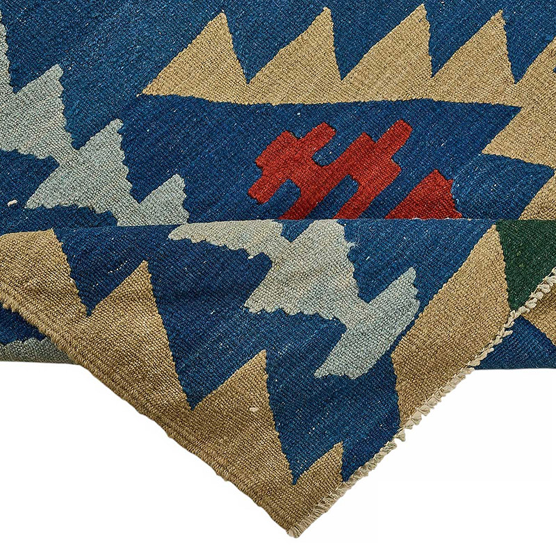 Alfombra Kilim Turca Tejida a Mano - K0092381