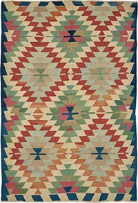 Turkish Handwoven Kilim Rug