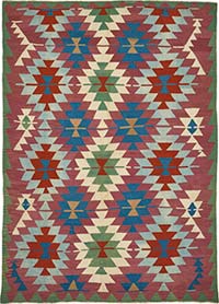 Alfombra Kilim Turca Tejida a Mano