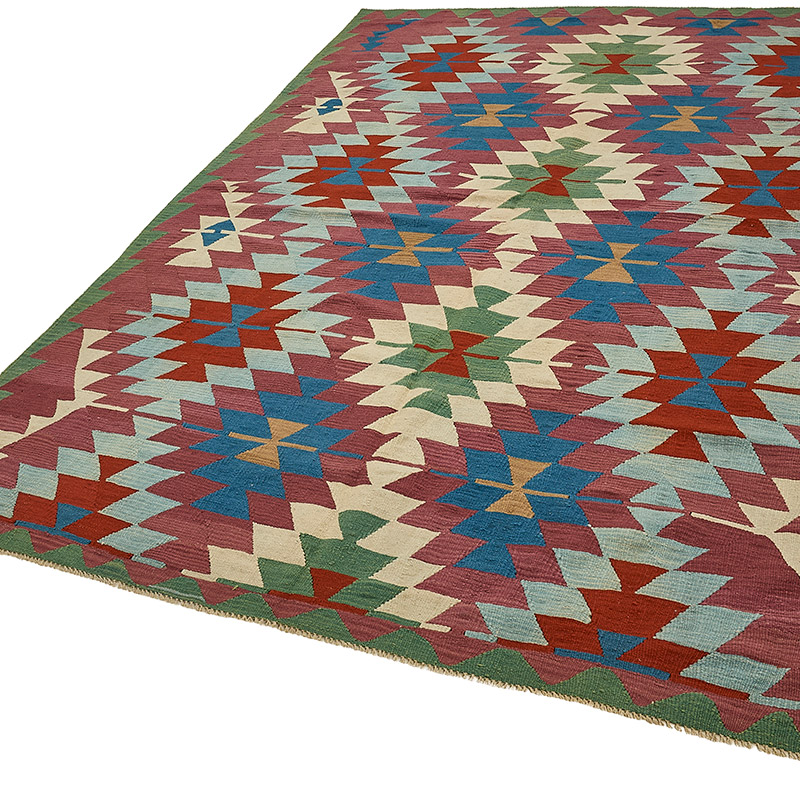 Turkish Handwoven Kilim Rug - K0092386