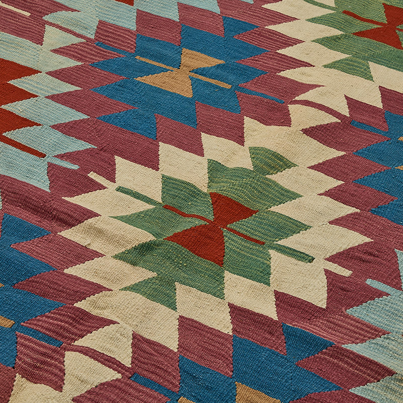 Turkish Handwoven Kilim Rug - K0092386