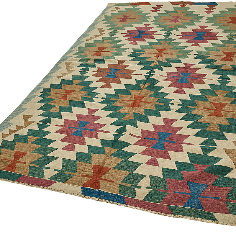 Turkish Handwoven Kilim Rug - K0092387