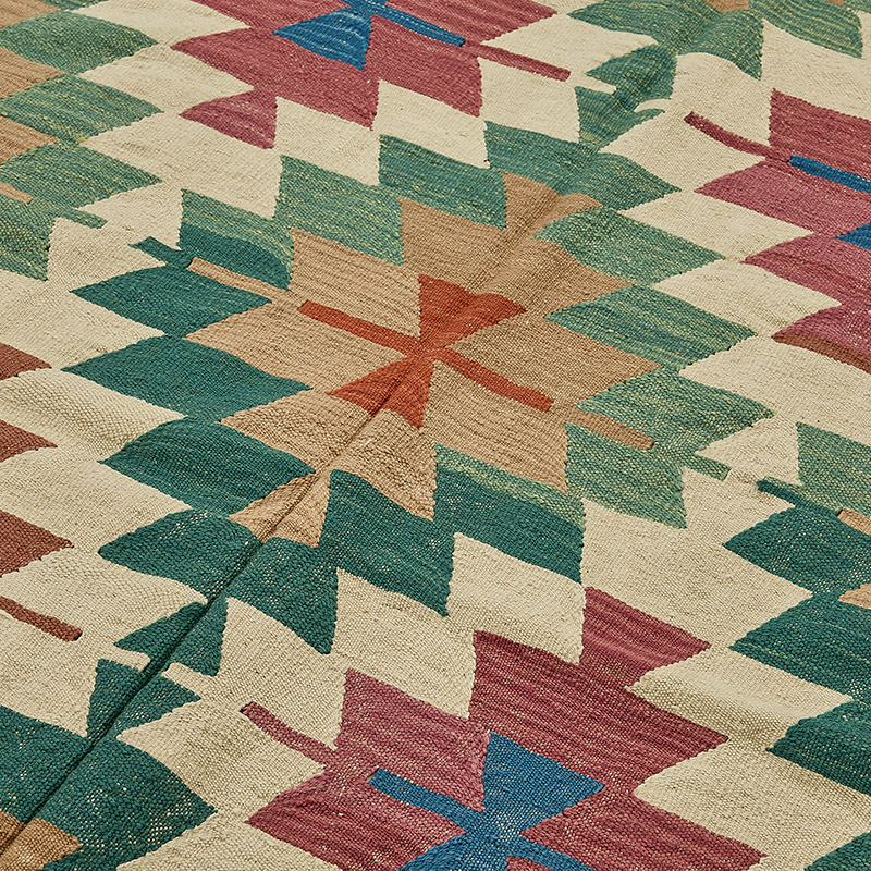 Turkish Handwoven Kilim Rug - K0092387