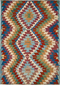 Turkish Handwoven Kilim Rug