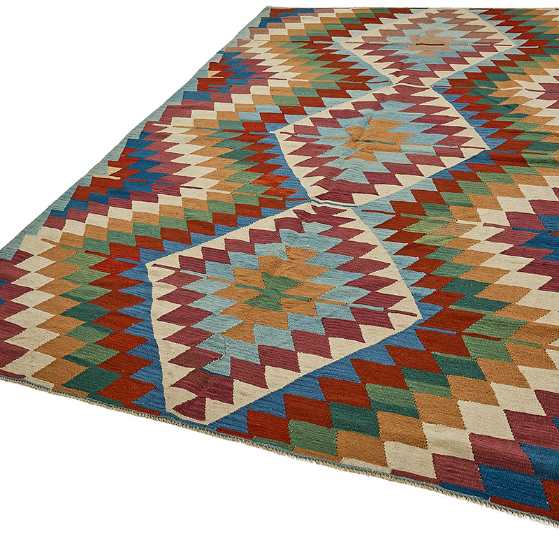 Turkish Handwoven Kilim Rug - K0092389