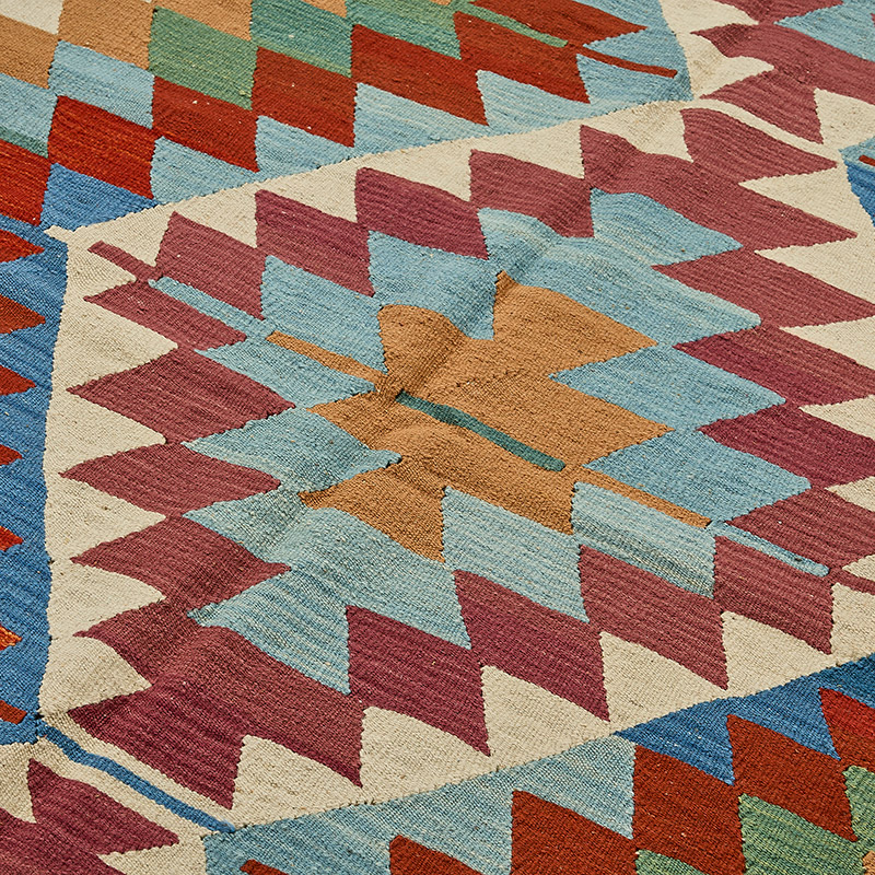 Turkish Handwoven Kilim Rug - K0092389