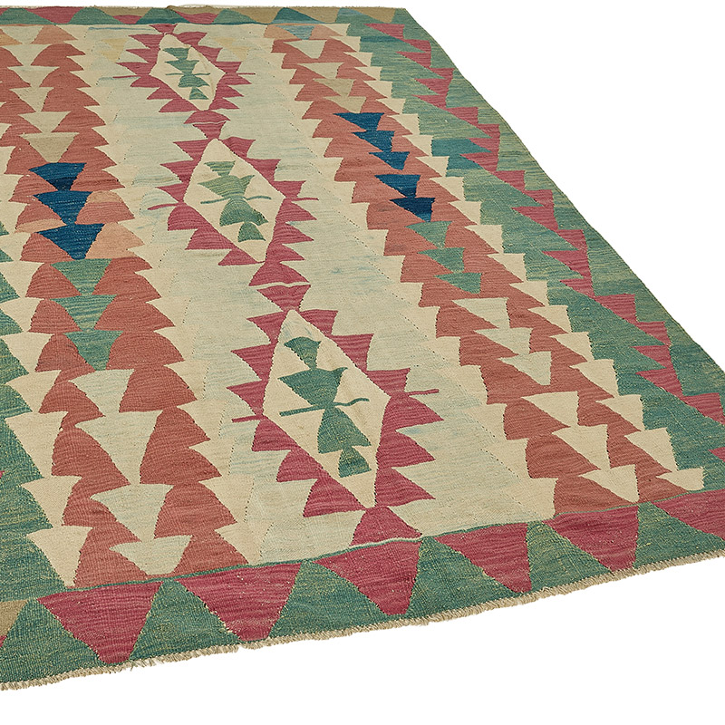 Turkish Handwoven Kilim Rug - K0092390