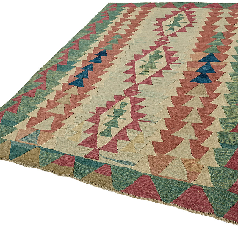 Turkish Handwoven Kilim Rug - K0092390