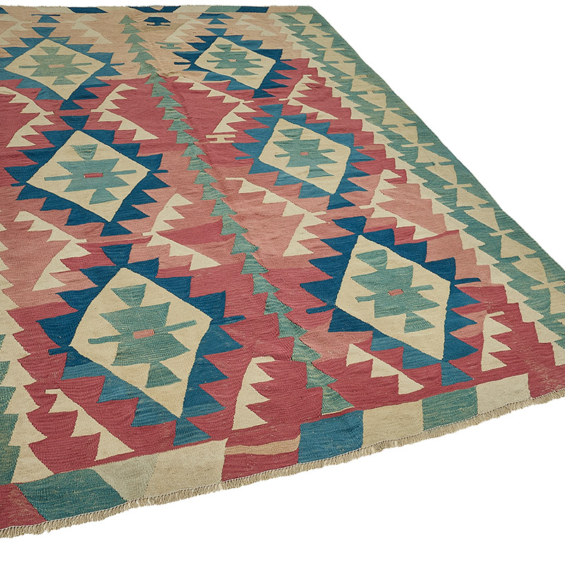 Turkish Handwoven Kilim Rug - K0092391