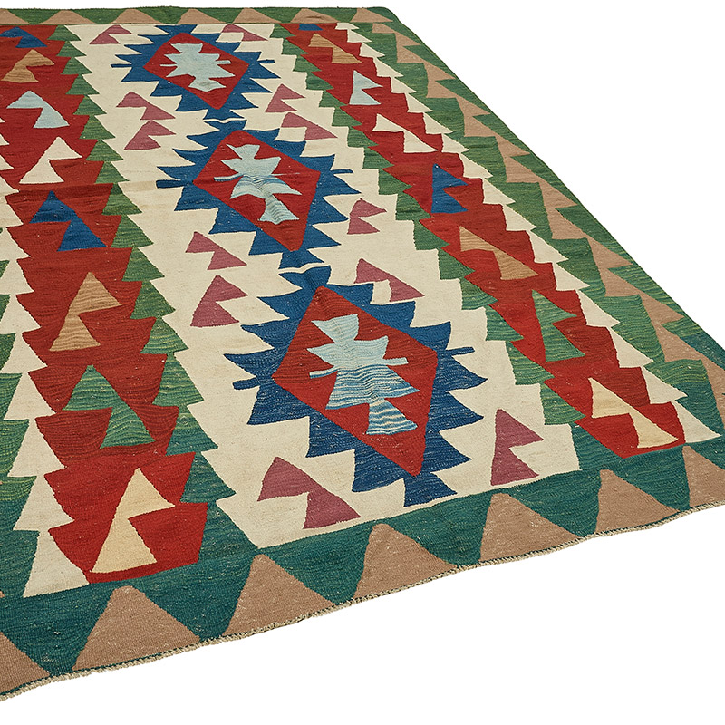 Turkish Handwoven Kilim Rug - K0092393