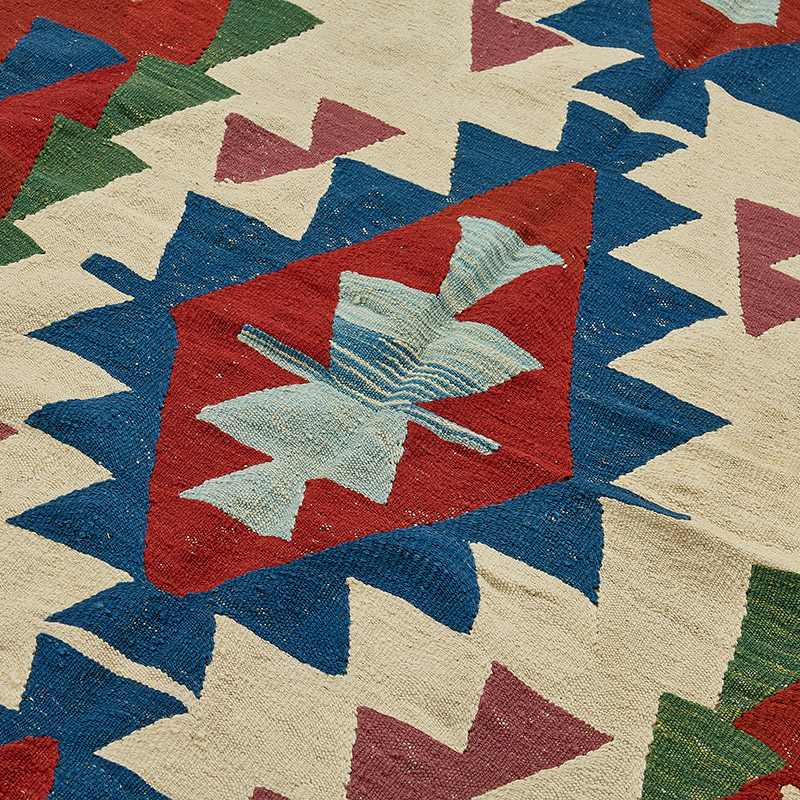 Turkish Handwoven Kilim Rug - K0092393