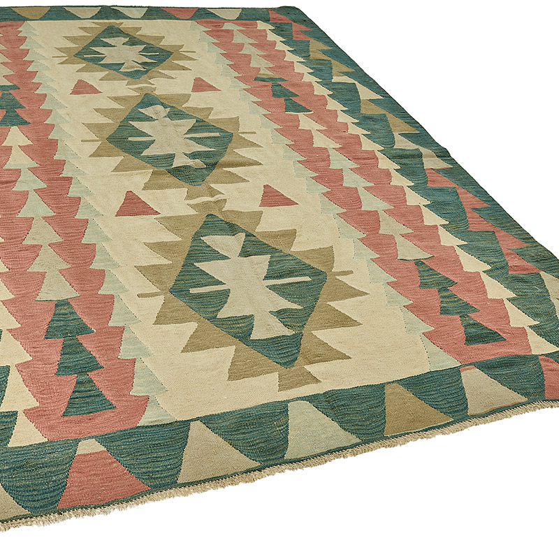 Turkish Handwoven Kilim Rug - K0092395