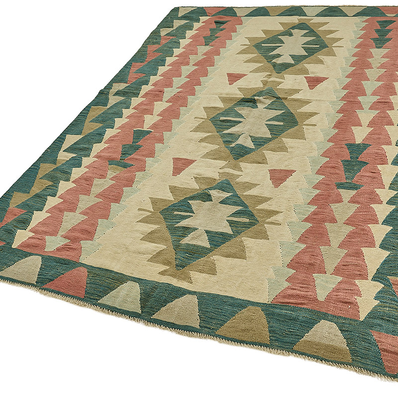 Turkish Handwoven Kilim Rug - K0092395