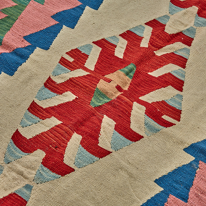 Turkish Handwoven Kilim Rug - K0092396