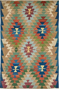 Turkish Handwoven Kilim Rug